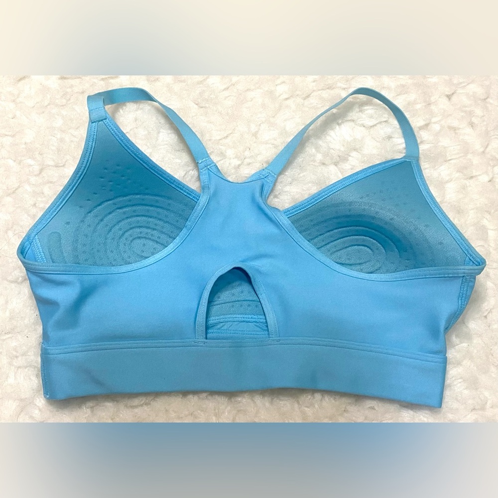 Under Armour Womens S Blue Sports Bra Sporty Athletic Activewear Athleisure - Picture 3 of 10